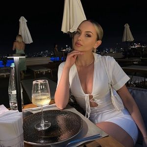 Zara STRETCHY LINEN BLEND DRESS